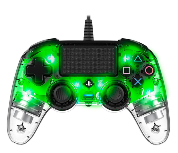 Nacon COMPAKT CONTROLLER ŚWIECĄCY ZIELONY - 440785 - zdjęcie